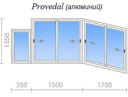 Остекление балкона WDS